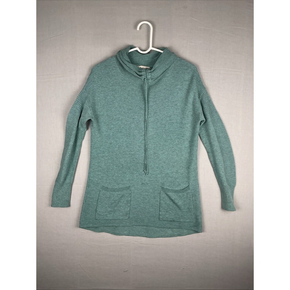 Akini Teal Knit Sweater Pullover Womens